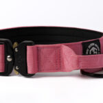 Collare rosa con maniglia taglia M ed L