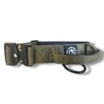 Collare Verde militare con maniglia L